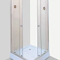 Душевой уголок Golden Frog 90x90см SRGF-094Р (90) с поддоном, профиль хром, стекло рифленое