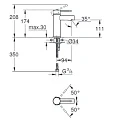 Смеситель для раковины Grohe Essence 34294001 хром
