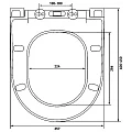 Унитаз подвесной Berges Mascon 082128 белый глянец