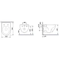 Унитаз подвесной AM.PM Like C801701SC белый глянец