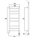 Полотенцесушитель электрический Приоритет Галант-13 EL33 100x30 хром