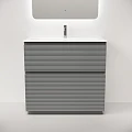 Тумба под раковину Sancos Folk Floor 90 FL90FES напольная, Ergraut soft