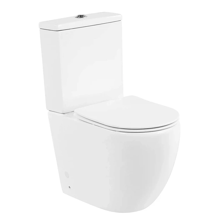 Унитаз-компакт BelBagno Amanda BB051CPR с бачком BB051T и крышкой-сиденьем BB051SC белый глянец