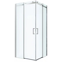 Душевой уголок Berges Gelios 80x80см 061026 профиль хром, стекло прозрачное