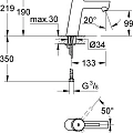 Смеситель для раковины Grohe Concetto 23451001 хром