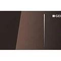 Кнопка смыва Geberit Omega 70 115.084.SQ.1 коричневая глянцевая