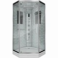 Душевая кабина Niagara Luxe 100x100см NGL-7717W профиль серебро