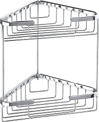 Полка Bemeta Cytro 102308132 2-ярусная, хром