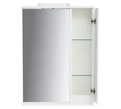 Зеркальный шкаф подвесной SanStar Smile 70 для ванной комнаты белый