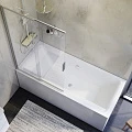 Мебель для ванной комнаты, зона помывочной AM.PM Inspire 2.0 WK52EB белый, серый, хром