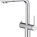 Смеситель для кухни Aquatek Европа AQ1385CR с краном для питьевой воды, хром