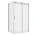Душевой уголок Bravat Wave 120x80см BS120.3102S профиль хром, стекло прозрачное