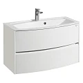 Тумба под раковину Aquaton Астера 95 1A195301AS010 белая глянцевая