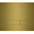 Кнопка смыва KKPol Vitrum Metal Slim 350/PSM/007-00-00 золото брашированное