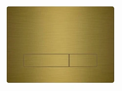 Кнопка смыва KKPol Vitrum Metal Slim 350/PSM/007-00-00 золото брашированное