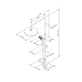 Душевая стойка AM.PM Inspire 2.0 F0750A100 хром