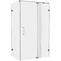 Душевой уголок Bravat Vega 120x80см BS120.3111A профиль хром, стекло прозрачное