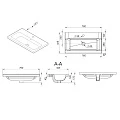 Раковина встраиваемая AM.PM Gem M90WCC0752BM Черная