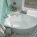 Акриловая ванна 1MarKa Diana L 150x90 см 01ди1590л белая глянцевая
