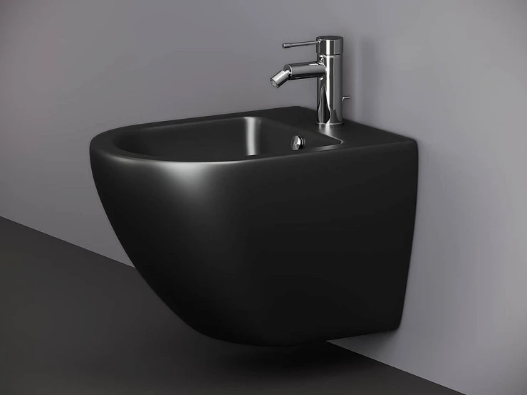 Биде подвесное Ceramica Nova Metropol CN4003MB черный матовый