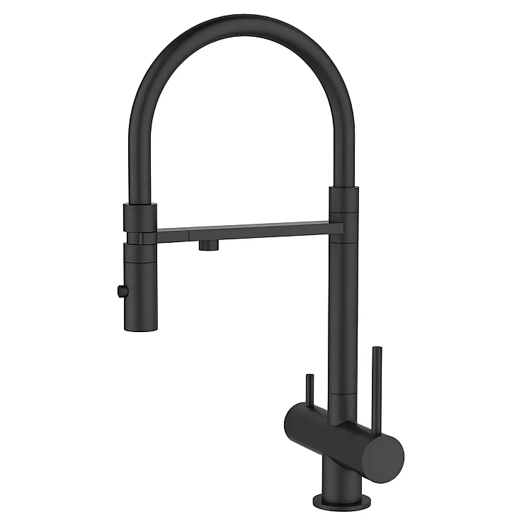 Смеситель для кухни Iddis Ace ACEBLFFi05 черный матовый