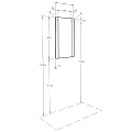 Зеркало Aquaton Ария 50 1A140102AA010 белый глянец