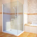 Душевой уголок GuteWetter LUX RECTAN GK-602 90x100x200 профиль белый матовый, стекло матовое
