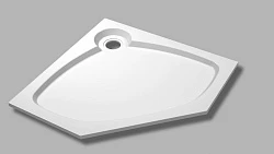 Душевой поддон Cezares 100х100см TRAY-S-P-100-56-W белый