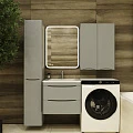 Тумба с раковиной Style Line Бергамо мини 60 антискрейч серый матовый