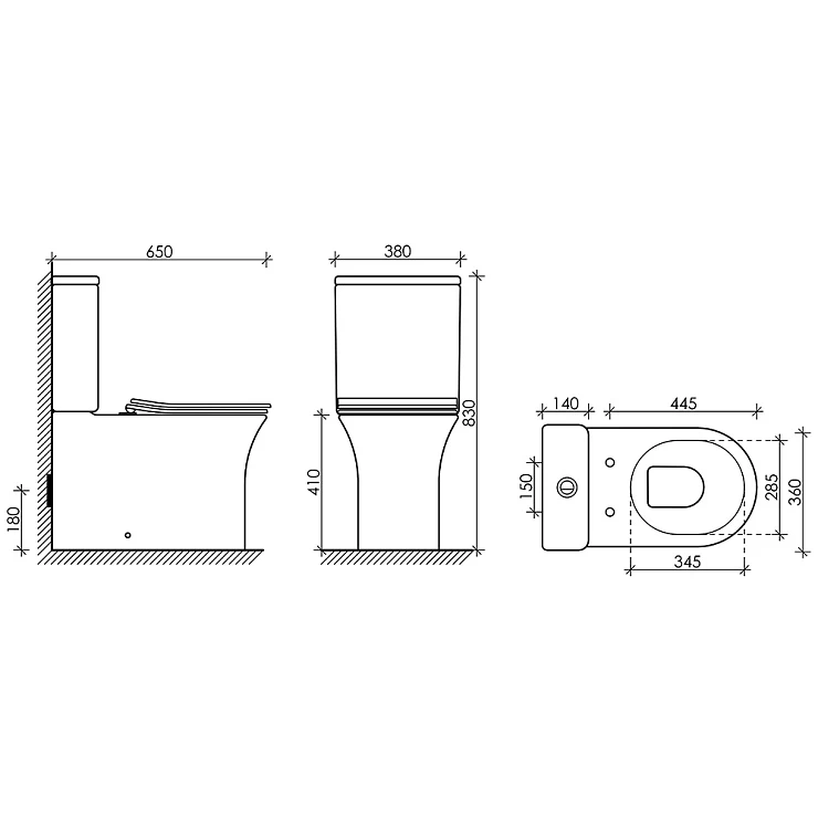 Бачок для унитаза Ceramica Nova Star CN1904-T