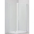 Душевой уголок Cezares Relax 90x90см RELAX-AA-1-90-P-Bi профиль белый, стекло рифленое