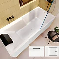 Акриловая ванна Riho Still Shower 180x80 Plug & Play B103022005 правая, белая глянцевая