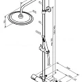 Душевая стойка Damixa Scandinavian Pure 936800000 хром