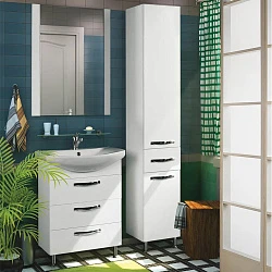 Раковина встраиваемая Aquaton Смайл 65см 1WH207782 белая