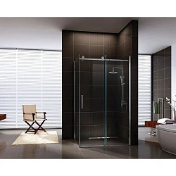 Душевой уголок Berges Gelios 120x80см 061001 профиль хром, стекло прозрачное