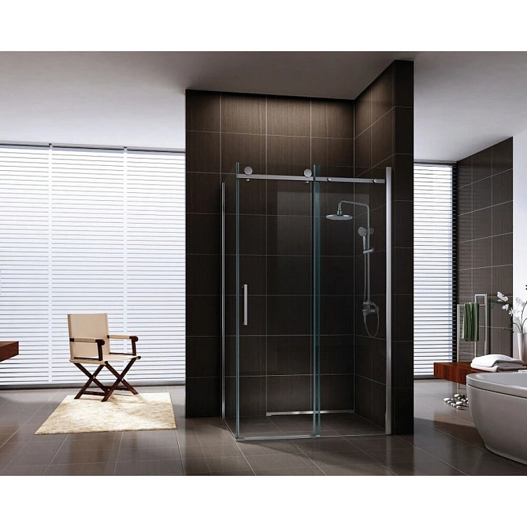 Душевой уголок Berges Gelios 120x80см 061001 профиль хром, стекло прозрачное