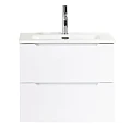 Тумба под раковину BelBagno Etna 50 ETNA39-500/390-2C-SO-BL-P белая глянцевая