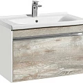 Тумба с раковиной Aquaton Капри 80 бетон пайн