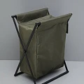 Корзина для белья Allen Brau Priority 00312051 черный/оливковый