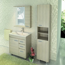 Тумба с раковиной Comforty Марио 75 00004136349CF сосна лоредо