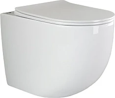 Система инсталляции для унитазов Ceramica Nova Envision Round CN1001CH с кнопкой и унитазом CN1810 