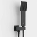 Душевой комплект BERGES NARDIS 3S BLACK с внутренней частью, черный матовый