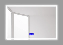 Зеркало BelBagno 120 SPC-GRT-1200-800-LED-TCH-RAD с подсветкой, bluetooth, термометром и радио