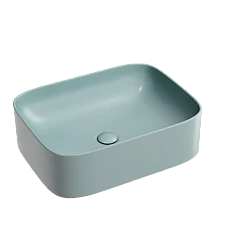 Раковина накладная Ceramica nova Element 505*380*150мм CN6052MLG зеленая матовая