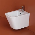 Биде подвесное Ceramica Nova Union CN4010 белое глянец