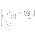 Дозатор Wasserkraft Ammer K-7099 хром матовый