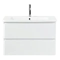 Тумба под раковину BelBagno Albano 80 ALBANO-800-2C-SO-BL белая глянцевая