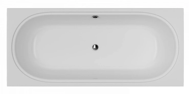 Акриловая ванна AM.PM Bliss L 180x80 W53A-180-080W-ARB белая глянцевая