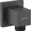Шланговое подключение для душа Aquatek AQ2458MB черный матовый