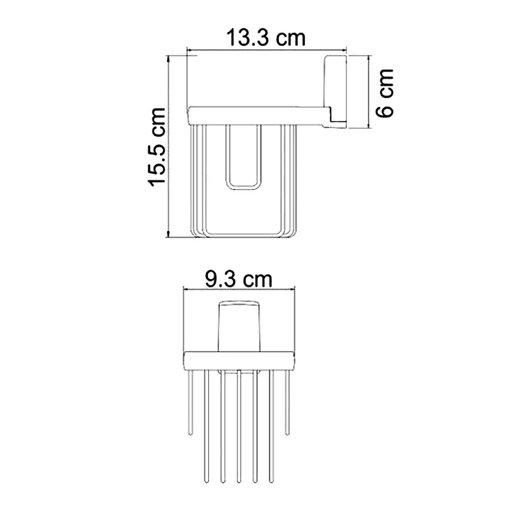 Держатель освежителя воздуха Wasserkraft Exter K-5245 бронзовый